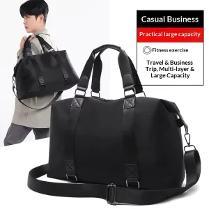 Luxury Crossbody Travel Bag Fitness Bag Business String Closure Breathable Nylon 20-35L Capacity Waterproof Durable