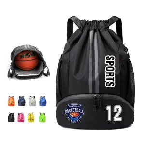 Luxury Custom Logo Swim Bags Functional Storage Bags For Men Drawstring Gym Outdoor Hiking Casual Sports Backpacks