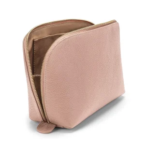 Luxury Custom logo Leather Travel Cosmetic Bags Makeup Travel Bags