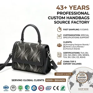Luxury Customization Women’s Japan Style Dress Fashion Leather PU Waterproof RFID Portable Spring Autumn Black Shoulder Bag