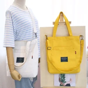 Luxury Designer Messenger Canvas Bags High Quality Cotton Portable Trendy Fashion Big Sizes and Logo