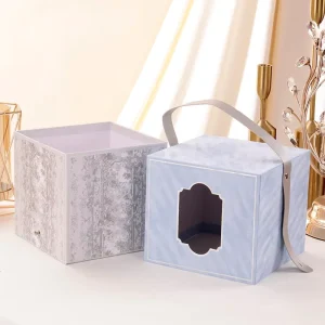 Luxury Embossed Texture Paper Gift Bag with Ribbon Handle Elegant Boutique Packaging Bag for Weddings Parties and Premium Gifts