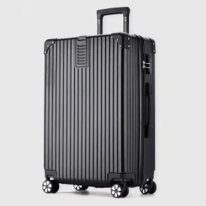 Luxury Modern 14inch/20inch Travel Suitcase Set Spinner Wheel Light Weight White Tote Bag OEM/ODM Accepted Polyester