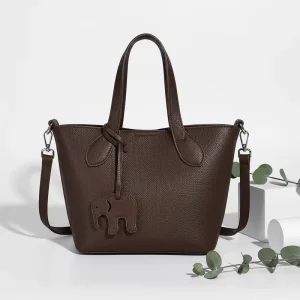 Lychee Grain Pattern Mini Tote Bags PU Leather Women Bags Small Zipper Purses Fashionable Cute Handbags