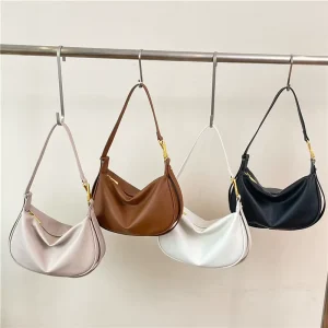 Lychee Pattern Crescent Hobo Bag Womens Shoulder Bag Underarm Bag Sac a Main Femme Sunday Best Church Bag Elegant Tote