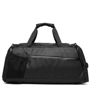 MKAS Large Capacity Waterproof Sports Weekend Duffle Gym Bag With Shoe Compartment Portable Backpacks Gym Bag