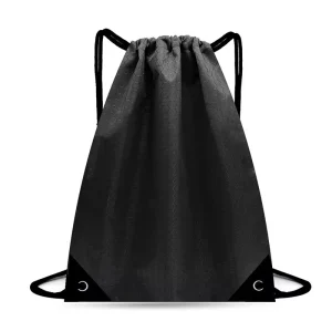 MOQ 1 Pc Custom Logo School Supplies Polyester Custom Drawstring Bags With Logo