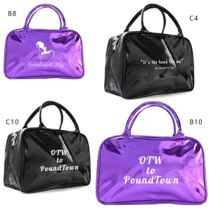 MOQ 10 Custom Logo Overnight Makeup Sneaky Link Duffel Handbags Leather Travel Boutique Hoe Bags