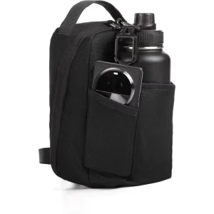Magnetic Fitness Bag Adjustable Shoulder Strap Slung Sideways Magnetic Water Bottle Bag