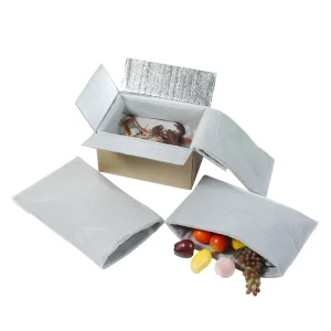 Manufacture Biodegradable Insulated Thermal Liner Natural Wool Felt Cold Food Shipping Shopping Package