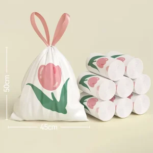 Manufacturer Bags No Waste Rubbish Multifunctional Hang Bin Liner 4 Gallon Trash Garbage Supplies Gravure Printed Biodegradable