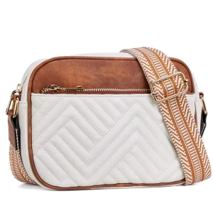 Manufacturer Custom logo Women’s Shoulder Bag With Wide Strap Stylish Crossbody Bag Messenger Bag