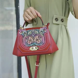 Manufacturer Genuine Real Leather Ladies Shoulder Crossbody Bags Designer Woman Handbags