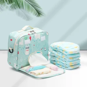 Maternity Bag for Disposable Reusable Fashion Anti Dirty Prints Wet Dry Diaper Disposable Diaper Bags Nappy Wet Bag