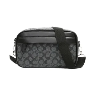 Men Crossbody Bag Daily Use Adjustable Strap Personality Messenger Bag Travel Outdoor Stylish Shoulder Bag