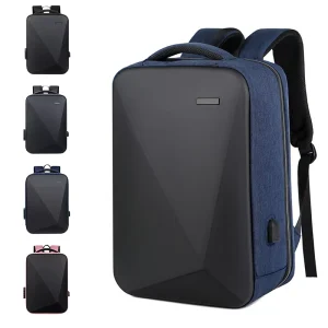 Men’s Business Laptop Backpack Oxford Polyester Zipper Anti splash Breathable Air Cushion Strap 36 55L Large