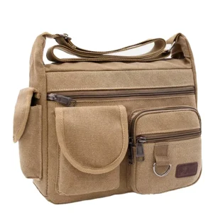 Men’s Canvas Satchel Bag Mens Canvas Messenger Bag Canvas Messenger Bag for Men