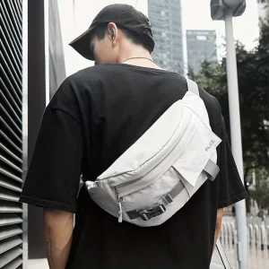 Men’s Fashionable Crossbody Sling Backpack Travel Hiking Chest Daypack Messenger Bag for Urban & Outdoor Adventures
