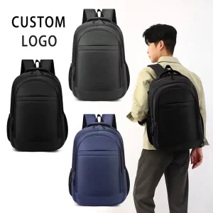 Men’s Fashionable Simple Commuting Backpack Waterproof Business Student School Bag Multi-Function Travel Computer Bag