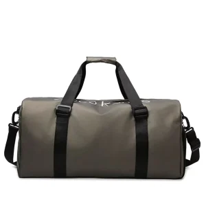 Men’s Fitness Bag with Dry/Wet Separation Handheld Sports Training Luggage Short Trip Bag with Independent Shoe Compartment