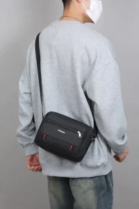 Men’s Shoulder Bag Business Messenger Bag Casual Fashion Large Capacity Waterproof