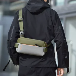 Men’s Sports Waist Bag Waterproof Fanny Pack Running Cycling Phone Bag Adjustable Belt