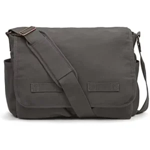 Mens Travel Messenger Bag mailman Bag with Shoulder Strap vintage Canvas Courier Bag
