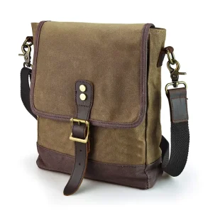 Messenger Bag for Men and Women Canvas Purse Crossbody Shoulder Bag Casual Sling Pack