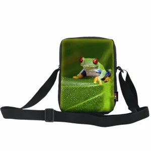 Messenger Bag with Fun Character Design Durable Shoulder Bag