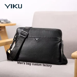 Messenger Bags With Logo Luxury Design Cross Body Mobile Side Trendy Packs Genuine Leather Shoulder