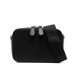 Messenger Bags for Men Custom Logo Front Two way Zip Fastening Smooth Casual PU Messenger Bags