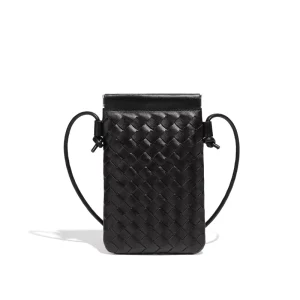 Mini Hand Woven Retro Shoulder Crossbody Bag for Women Fashion Ladies Clutch Bag