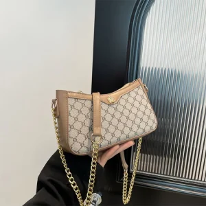 Minimalist Bags for Women Chain Crossbody Bag Women Fashion Women Handbag with Printing Shoulder Bags