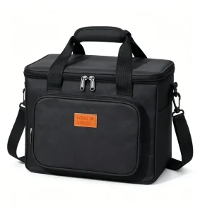 Minimalist Half Moon Insulated Lunch Tote Bag Extra Tall Large Capacity Waterproof Design Comfortable Shoulder Carry Work School