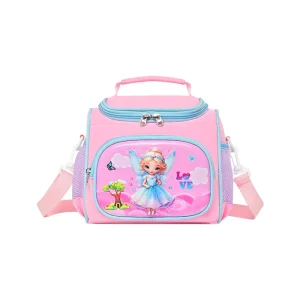 Modern Durable Insulated Oxford Soft Lunch Bag for Kids with Zipper Closure Leak Proof Portable for School & Picnic