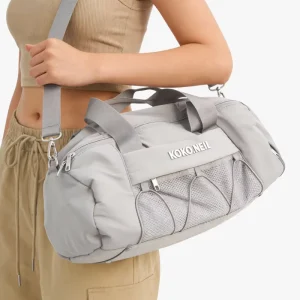 Modern Gym Duffle Bag for Team Sport Yoga Fitness 900D Water Resistant with PU Coating Zipper & Hasp Closure