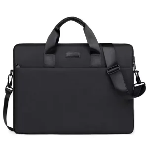 Modern Simple 14″ 15.6 Inch Polyester Laptop Bag with Portable Waterproof Computer Cover Handbag Business Style