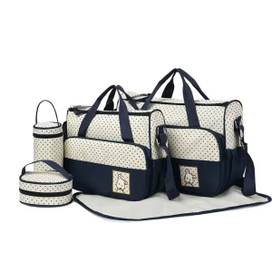 Mommy Bag Set Waterproof Babi Bag Mom Set Diaper Mummy Travel Maternity Nappy Baby Diaper Bag Set