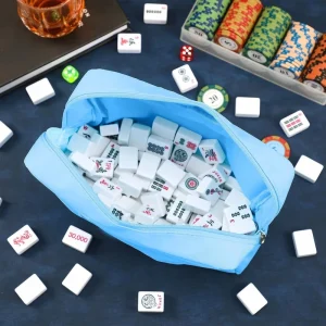 Multi Color Oxford Canvas Large Capacity Mahjong Storage Clutch Bag Custom Logo Portable High Quality Unisex Ultra light
