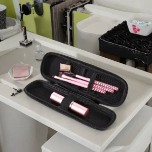 Multi Function Custom Luxury Waterproof Lightweight Cosmetic Brush Sets Leather Hard Shell Shockproof EVA Travel Carry Storage