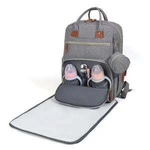 Multi Function Waterproof Tote Mom Backpack Nappy Diaper Storage Bag with Shoulder Strap