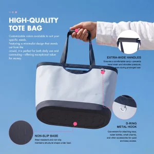 Multi Functional TPU Tote Bag Large Capacity Portable Waterproof Insulated Bag for Outdoor Picnic Daily Use Travel