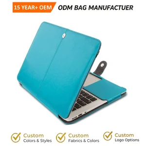 Multi Size Laptop Computer Bag Custom PU Leather Laptop Bag 11.6 12.5 13.3 15.5 17 18 Inch Notebook Sleeve Case