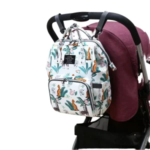Multi function Baby Care Newborn Polyester Tote for Daddy Travel Diaper Bag Backpack Utility Storage Bag for Moms