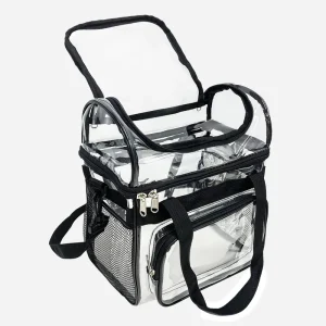 Multi function Utility Heavy Duty Transparent Bag PVC Lunch Bag Students Children Thermal Insulated Bag