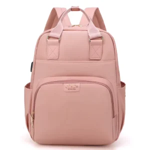 Multi functional Diaper Bag with Insulated Bottle Pockets Large Capacity Baby Bag for Mom Dad Waterproof Travel Stroller Bag