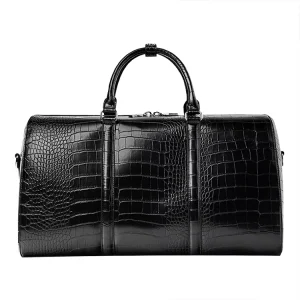Multi functional Sac De Voyage Pu Leather Travel Bag Duffle Bag for Men Large Capacity Travel Bag