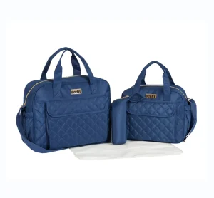 Multi functional Travel Mommy Nursing Nappy Bags Tote Diaper Bag Waterproof Large Capacity 4 Pieces Set Baby Diaper Bag
