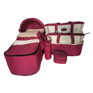 Multifunctional Last Design Large Capacity Tote Stroller Mommy Bags Travel Baby Basket Diaper Bag Set