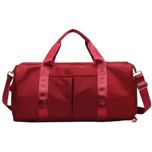 Multifunctional Oxford Polyester Fitness Gym Bag Wet Dry Separation Design Portable Travel Sports Duffle Bag 20 37L Capacity